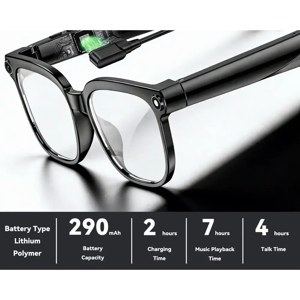 Smart Glasses with Camera, 8MP Camera Glasses